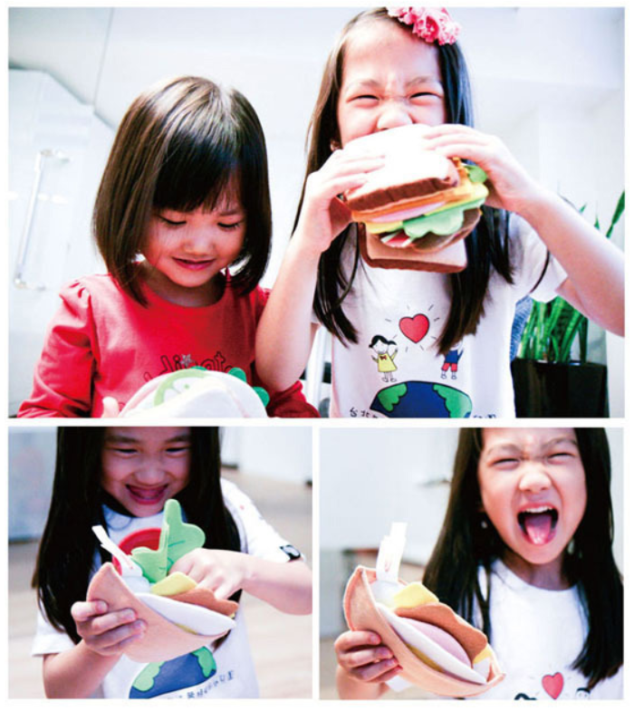 幼教家 美國瑪莉莎【Melissa & Doug】木製玩食趣 毛氈三明治組