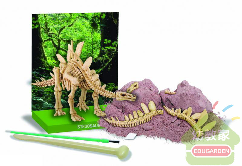 幼教家 4M 考古系列-挖掘劍龍 Stegosaurus Skeleton DIG-A-SKELETON