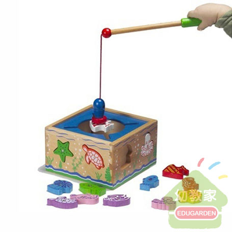 幼教家 Gogo Toys  磁鐵釣魚配對盒 教育 益智玩具