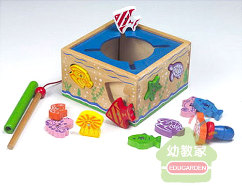 幼教家 Gogo Toys  磁鐵釣魚配對盒 教育 益智玩具