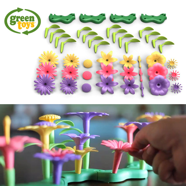 幼教家 Green Toys  波斯菊花園（花積木） Build-a-Bouquet greentoys