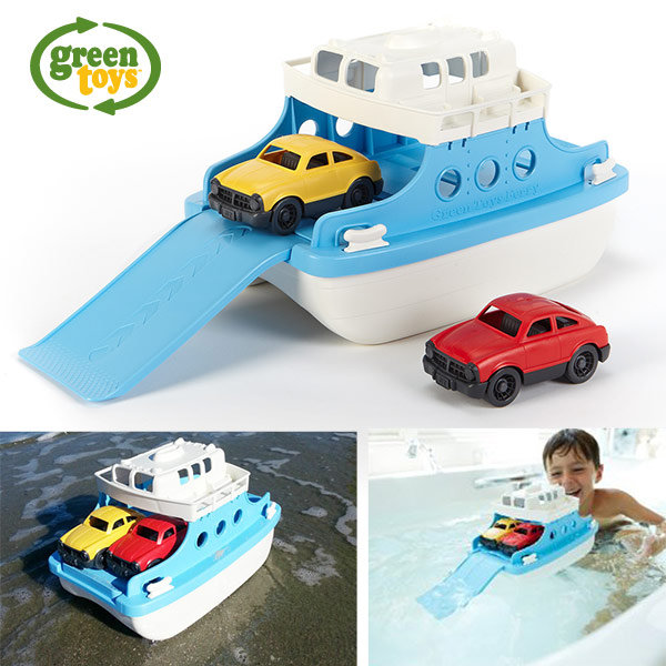 幼教家 Green Toys  大口魚渡輪 Ferry boat greentoys