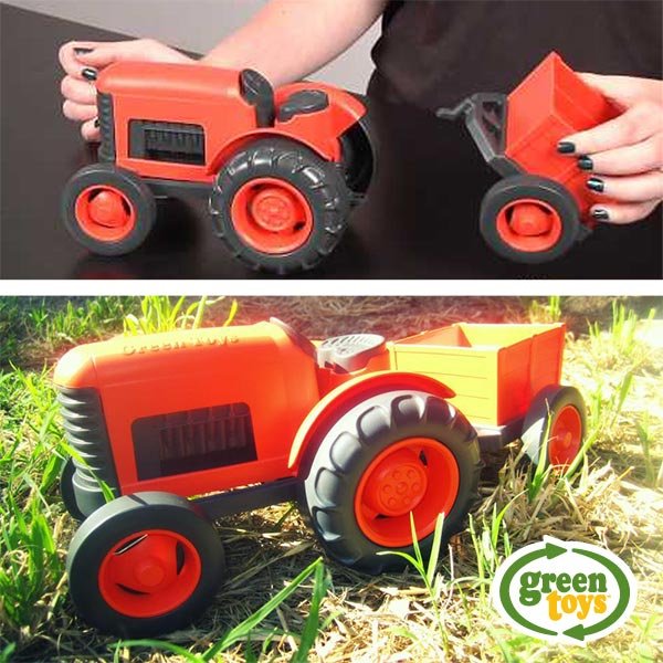 幼教家 Green Toys 小農夫鐵牛車 Tractor greentoys